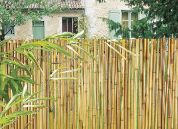 Elastyczne ogrodzenie bambusowe