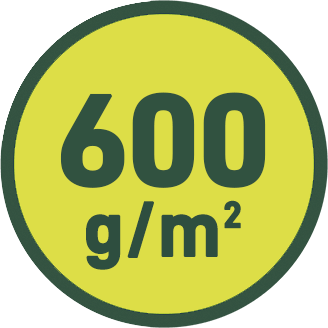 600 g/m2
600 g/m2