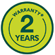 Warranty 2 years