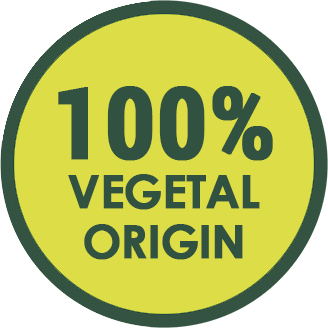 100% Vegetal origin
100% Vegetal origin