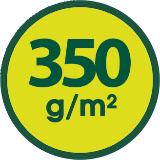 350 gr/m2
350 gr/m2